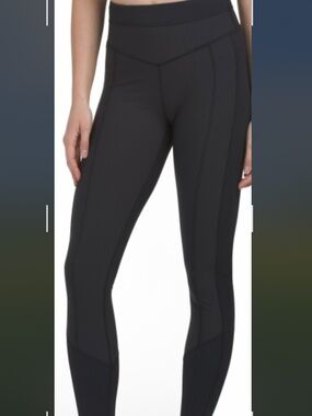 JOHNNY WAS Jacquard Blocked Stretch Leggings